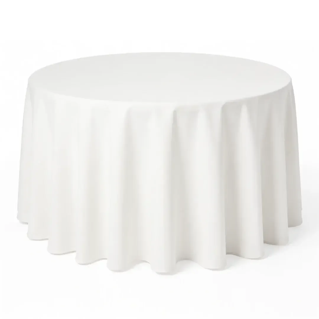 Table Cloth - White - Round 320cm