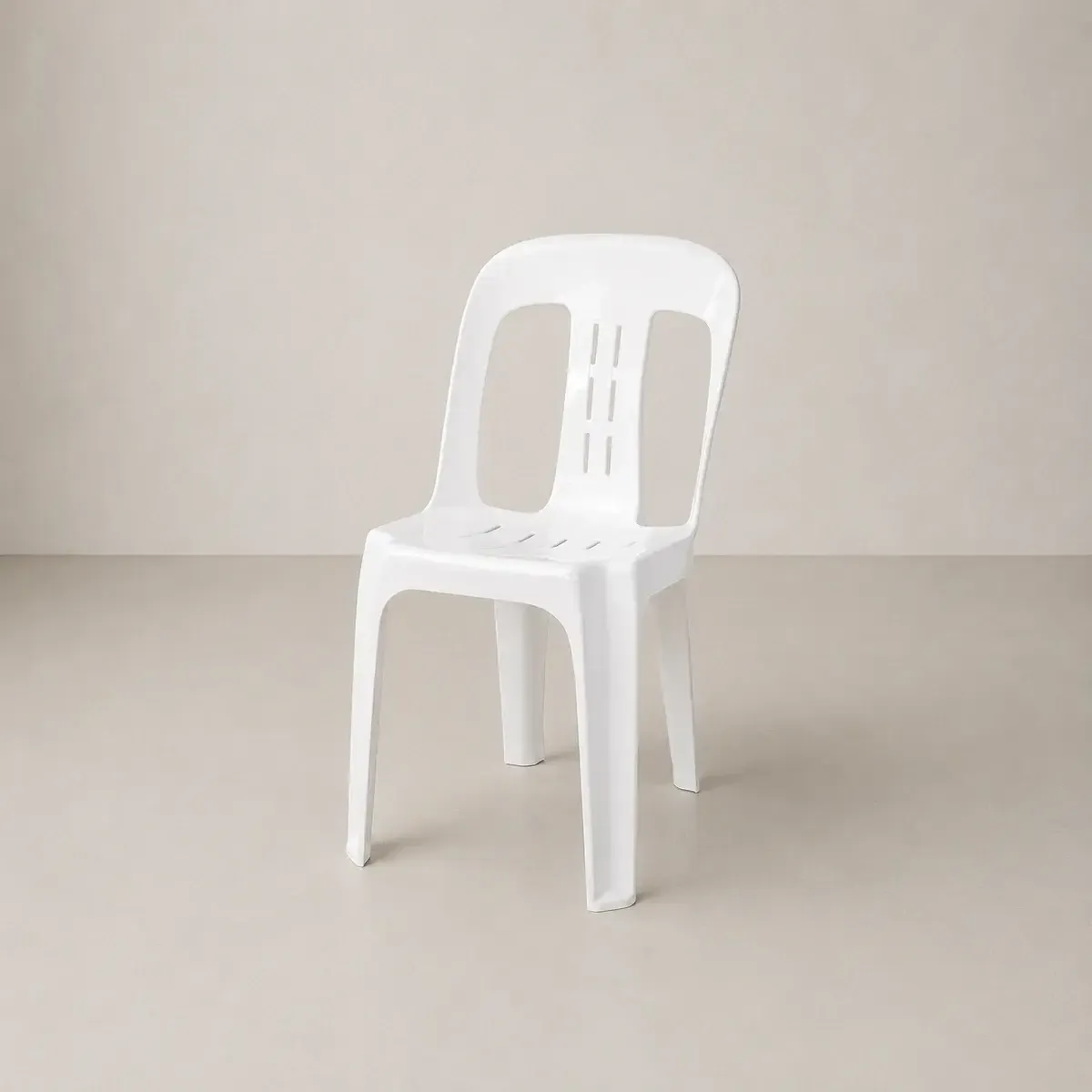 White Plastic Chair