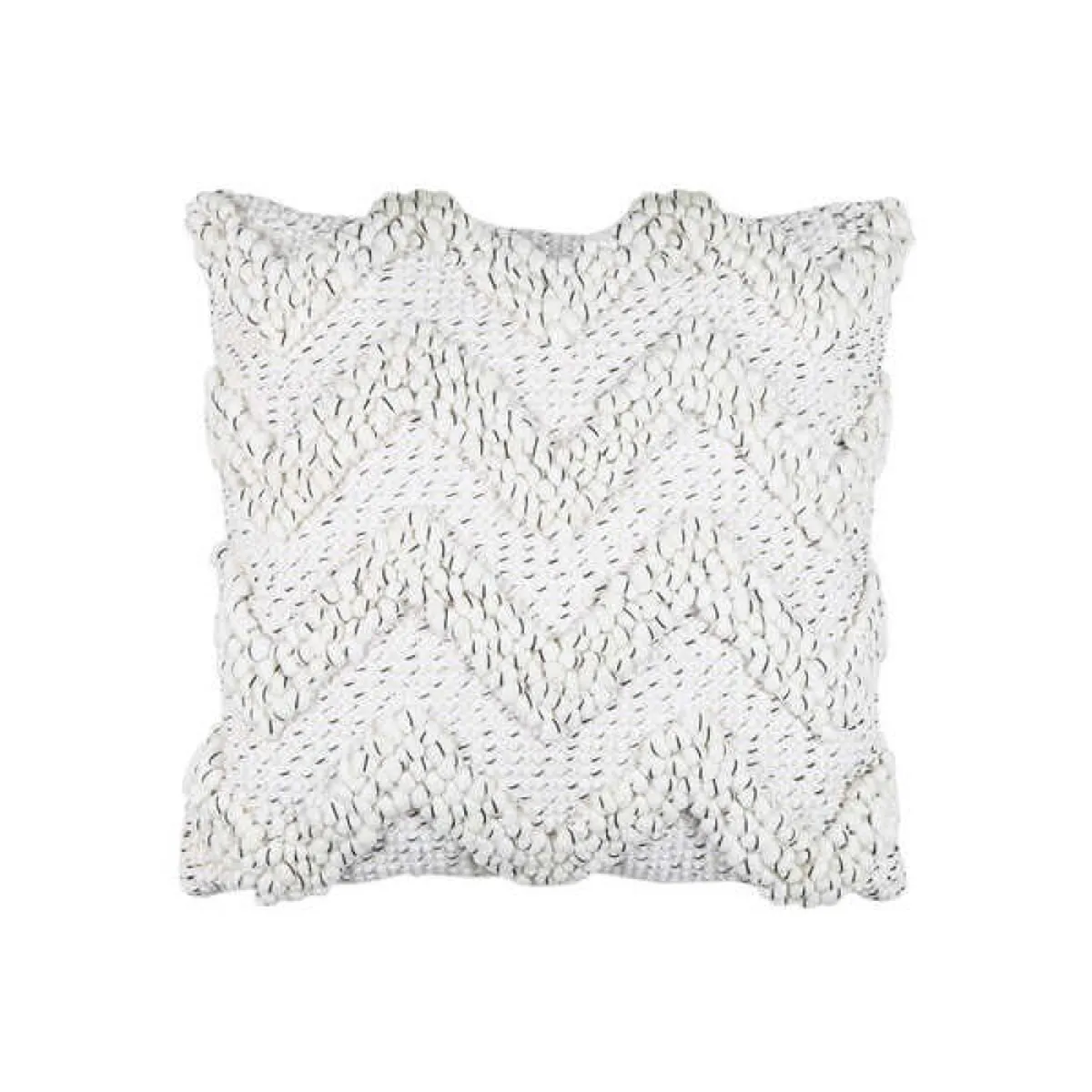 Cushion (Cream ZigZag)