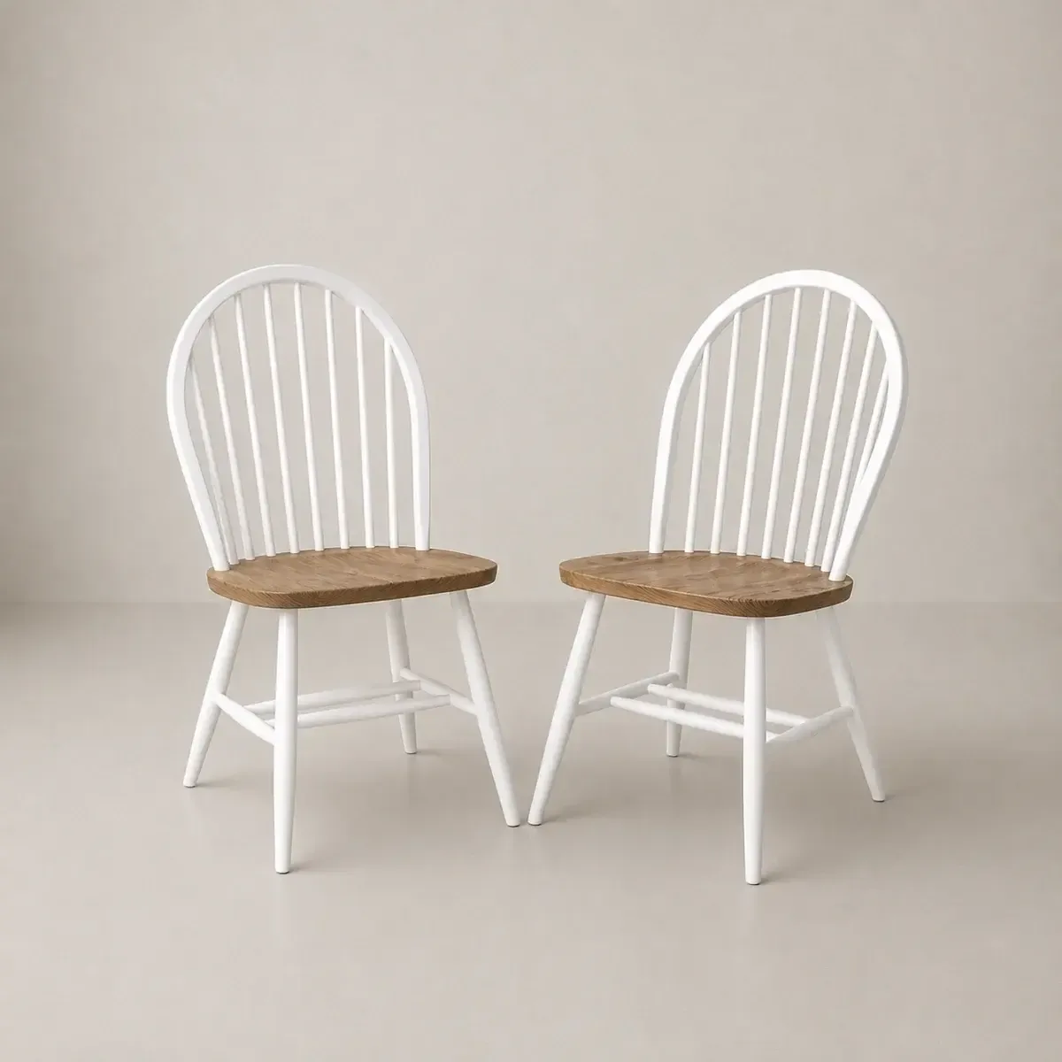 Wooden Signing Table Chairs - Set of 2