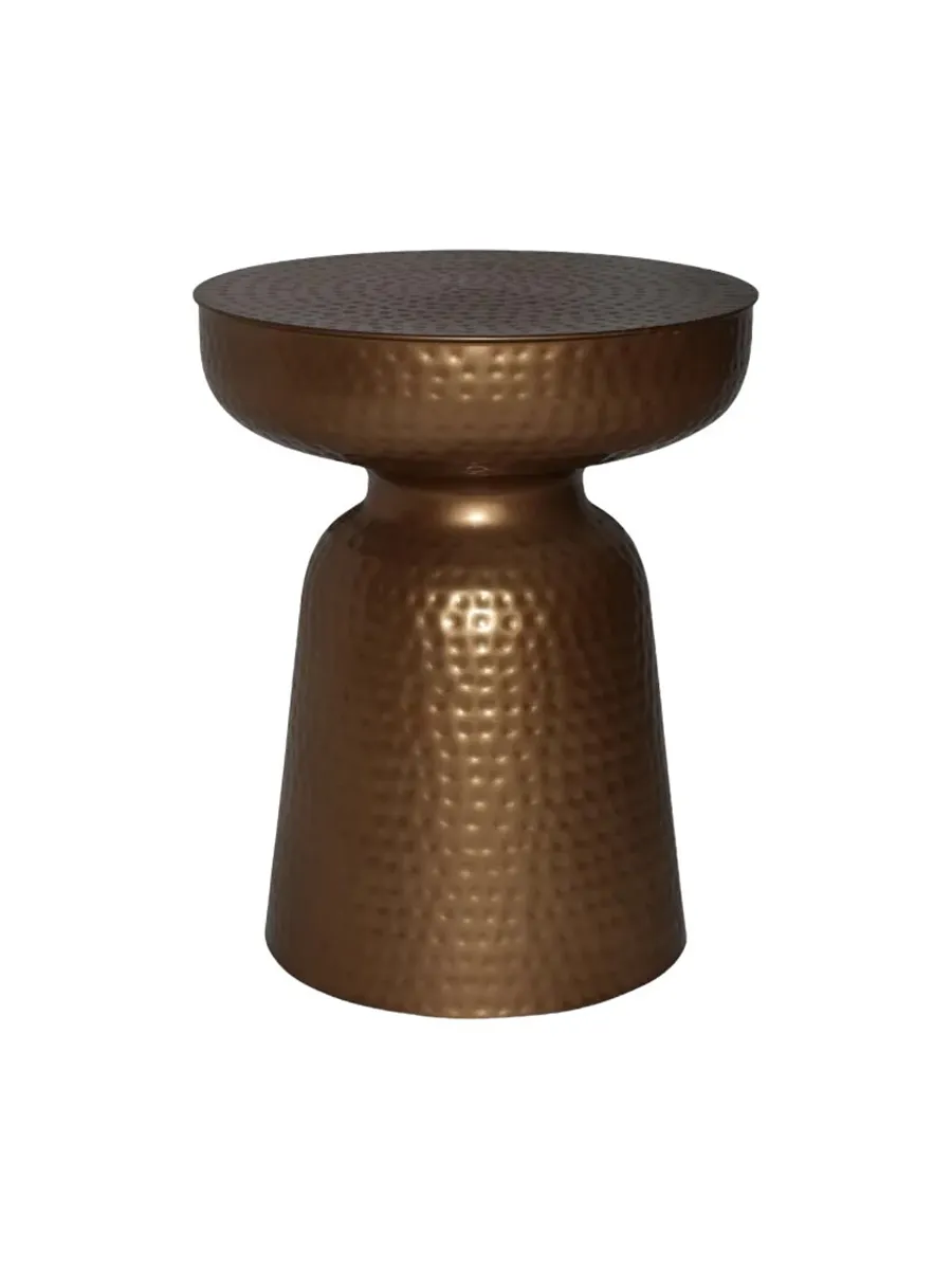 Coffee Table Brass Drummed