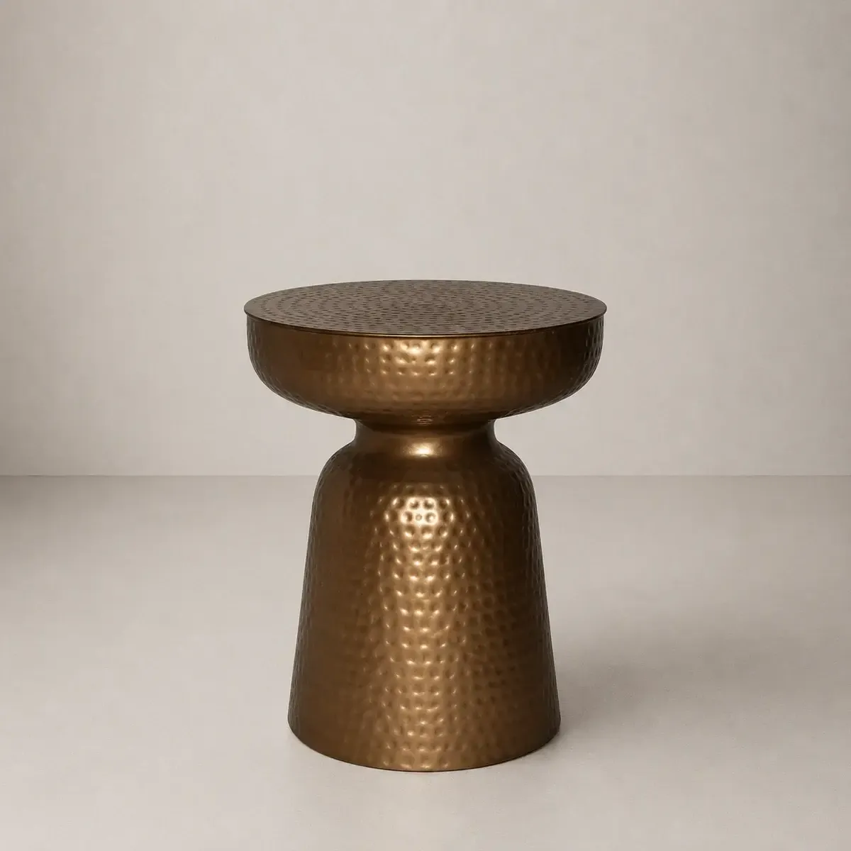 Brass Drum Coffee Table