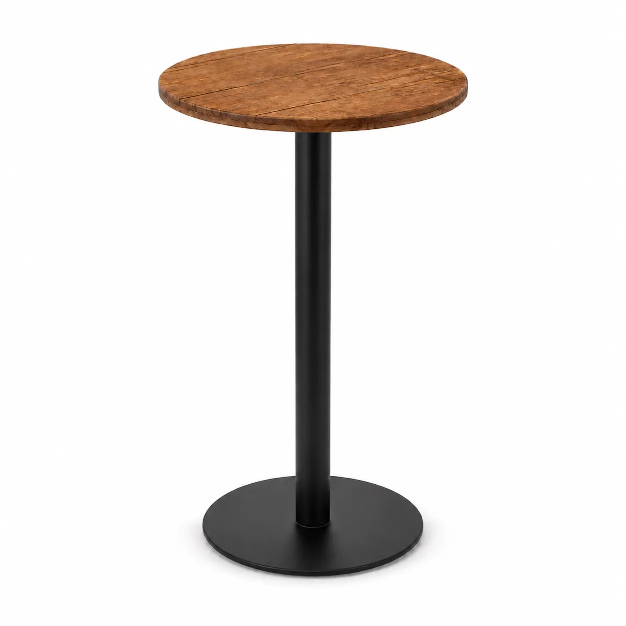 Cocktail Table Round Timber