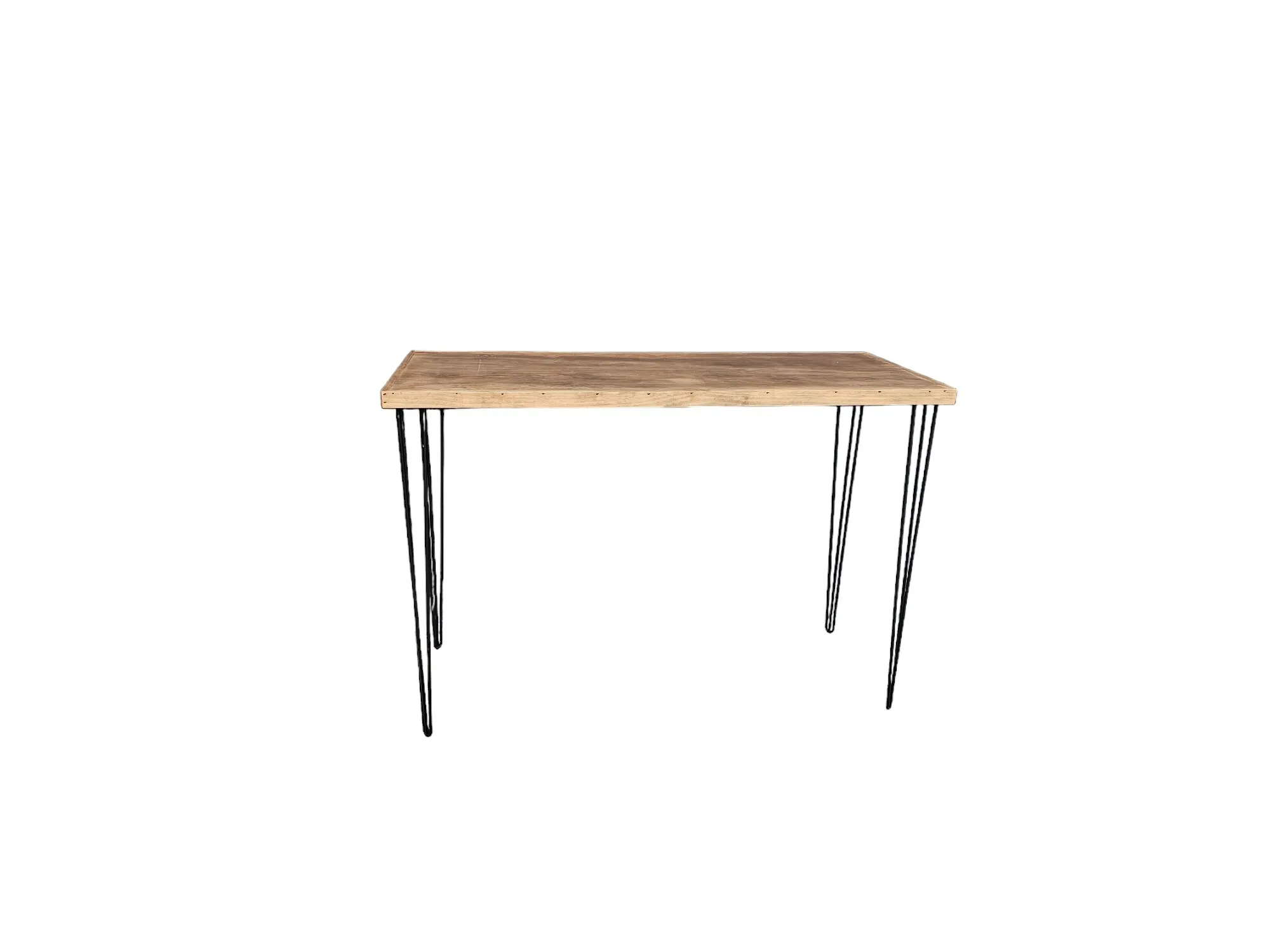 Hairpin High Bar Table Timber