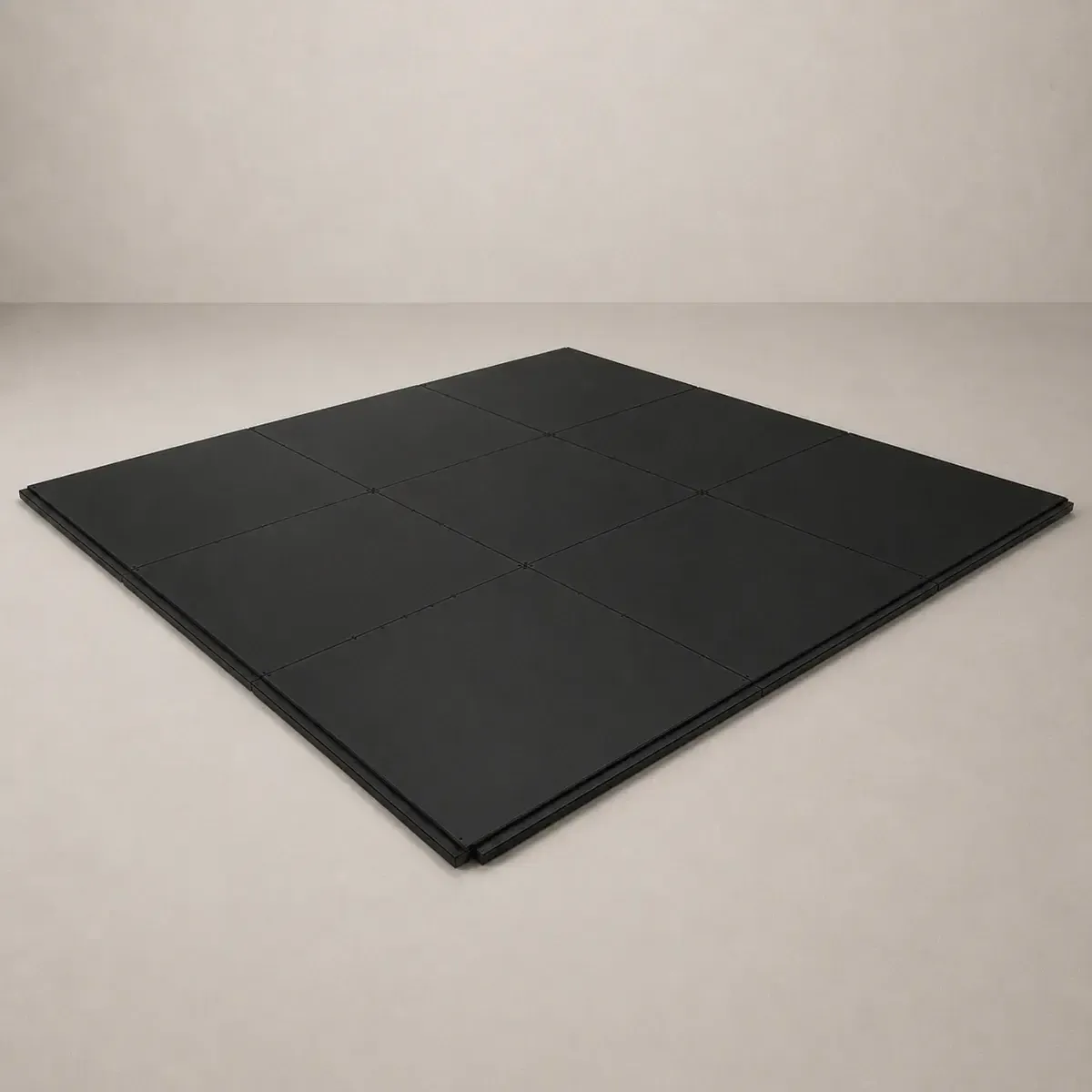 Outdoor Black Dance Floor