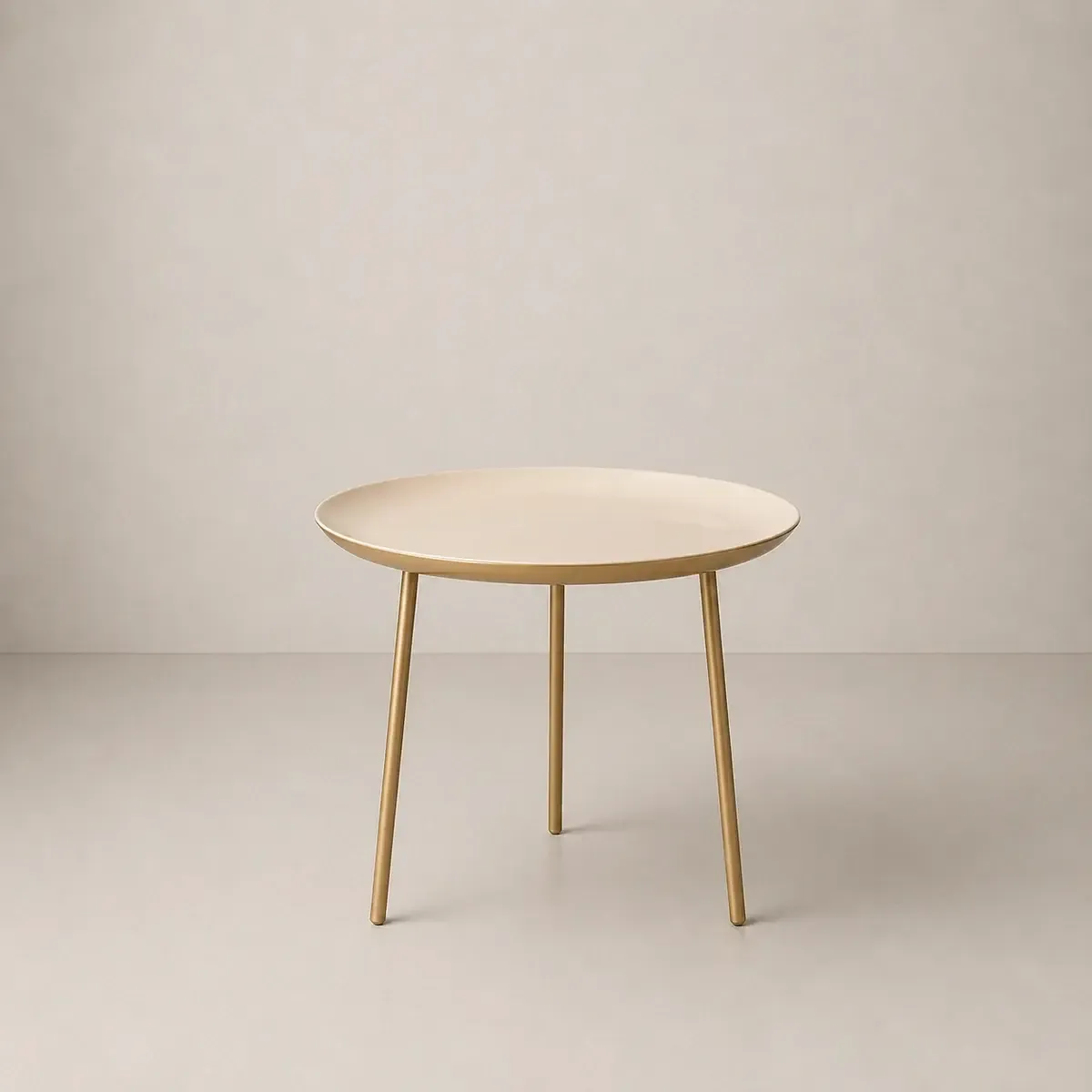 Large Dusty Pink & Gold Coffee Table