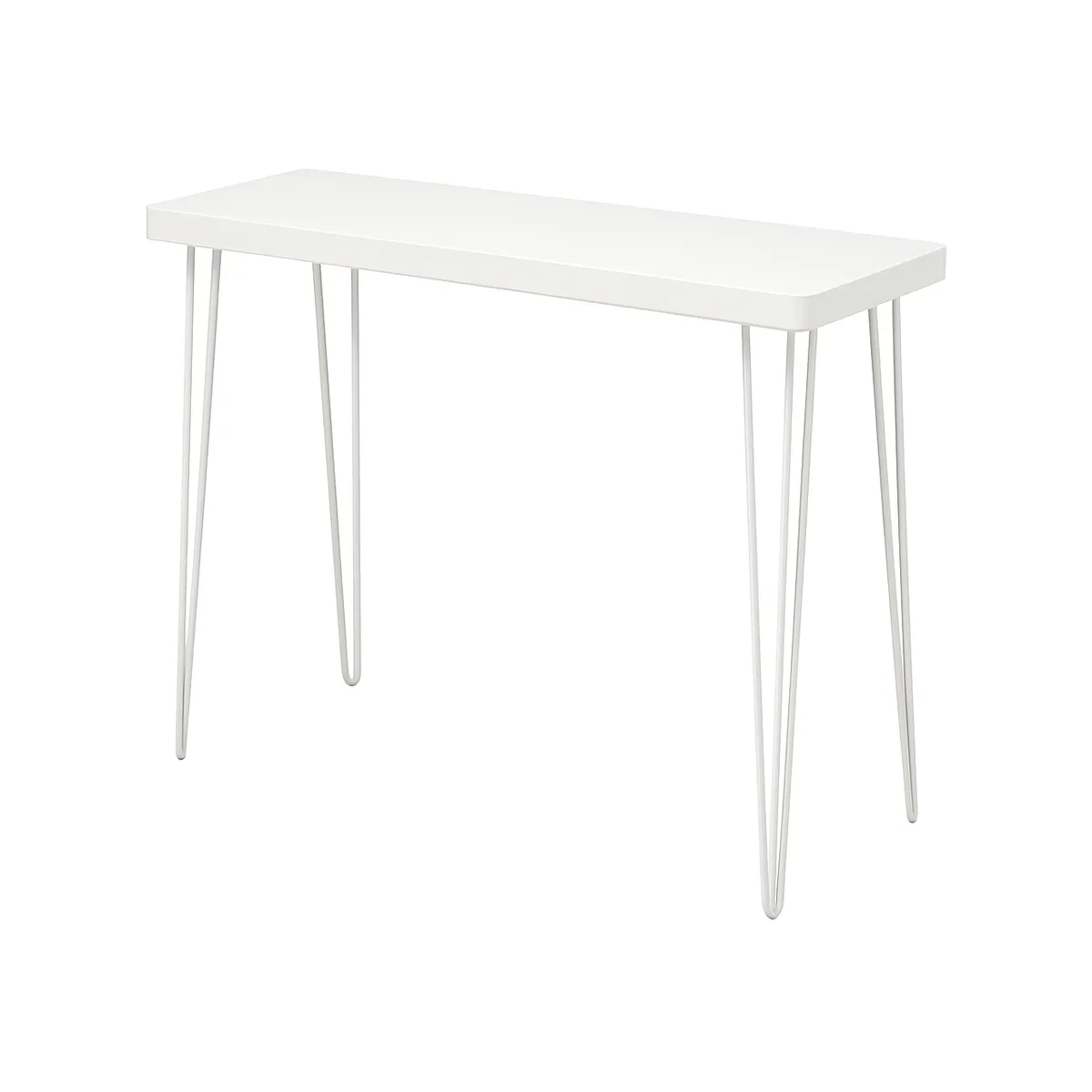Hairpin High Bar Table White