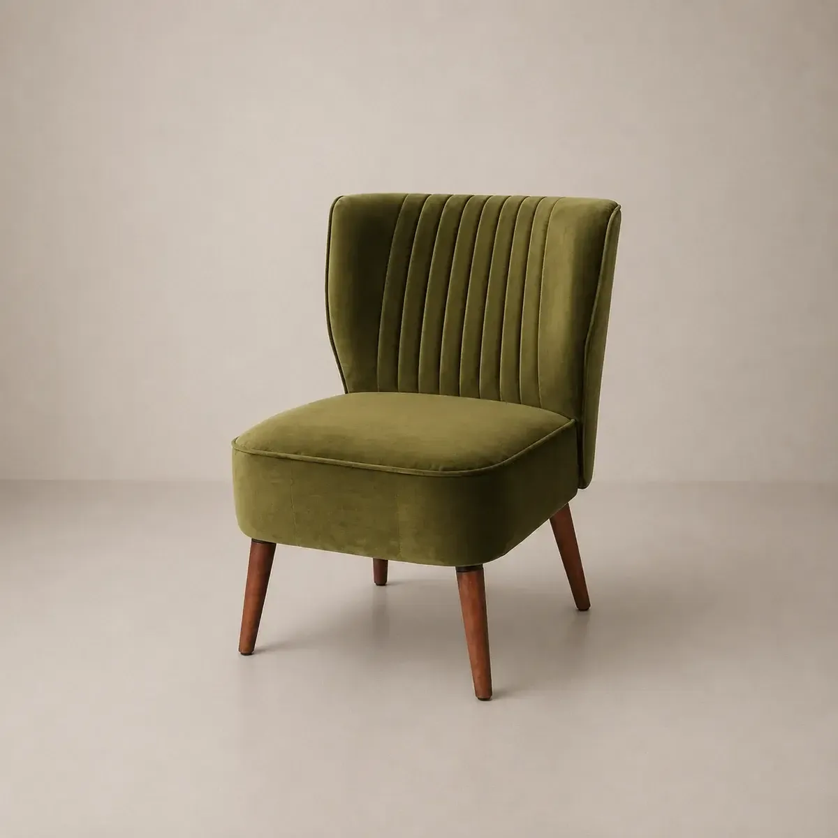 Olive Green Armchair