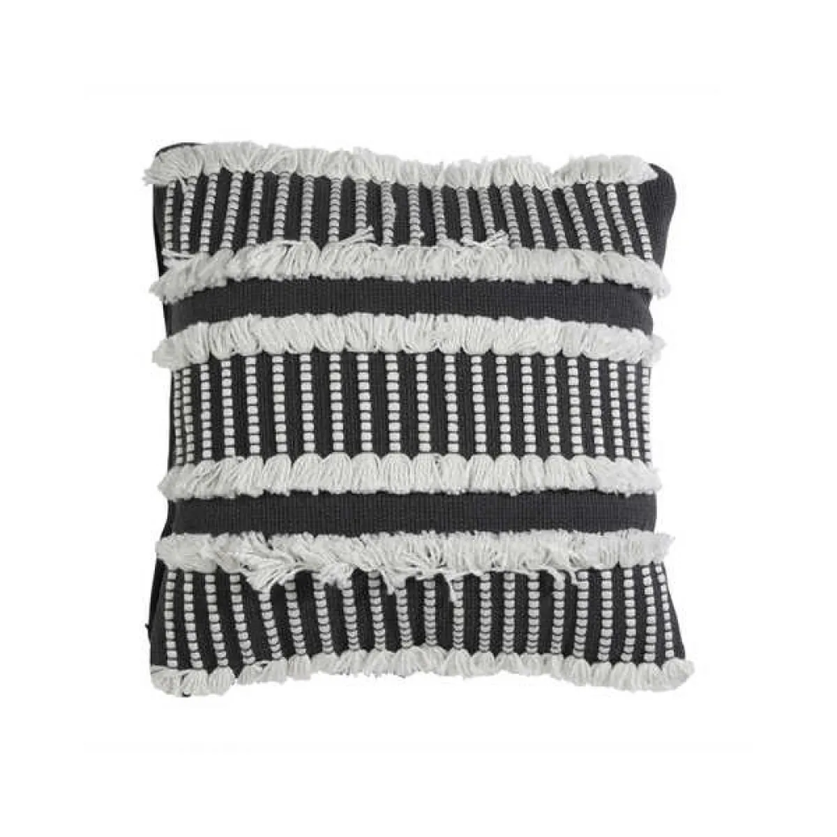 Cushion (Black/White Boho)