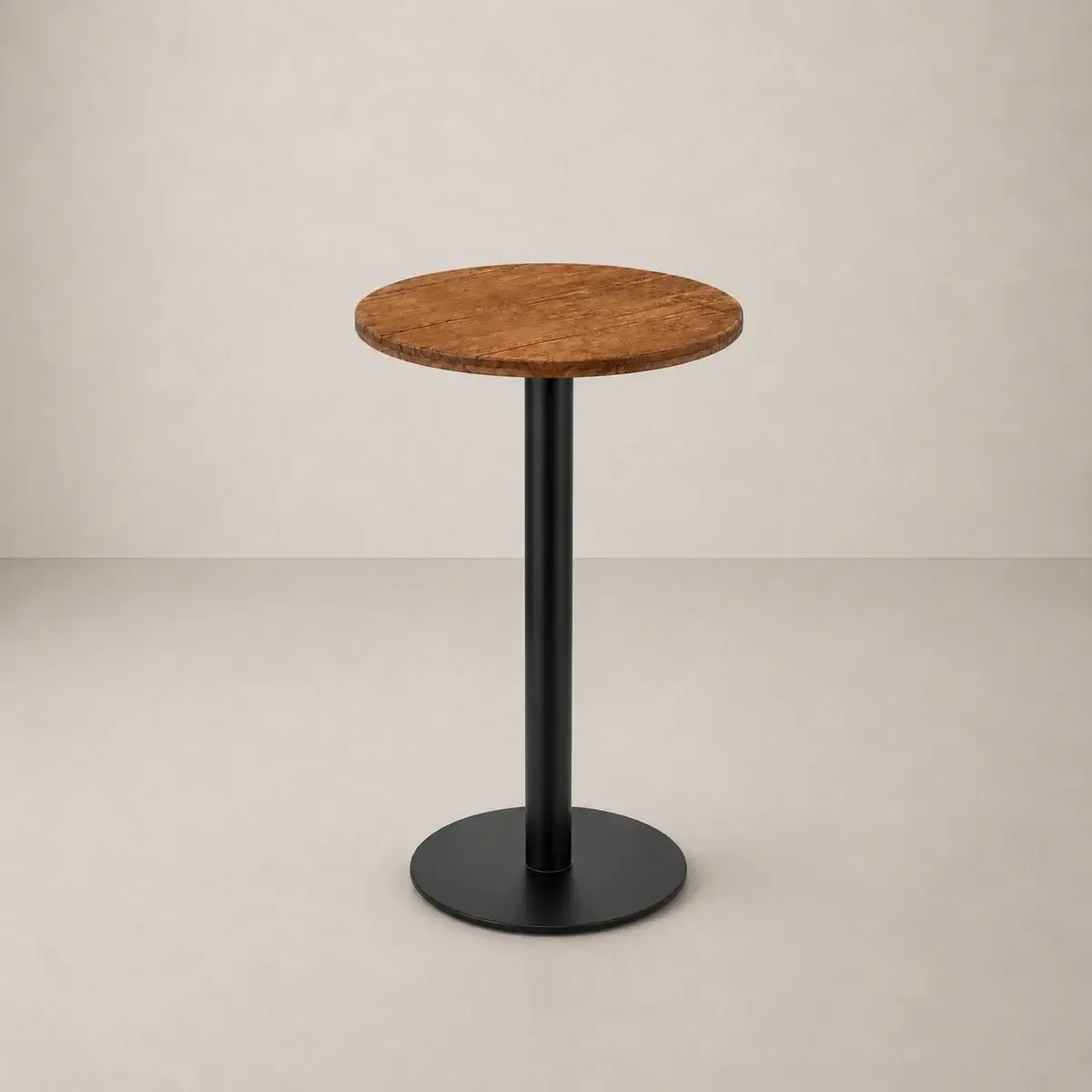 Cocktail Table Round Timber