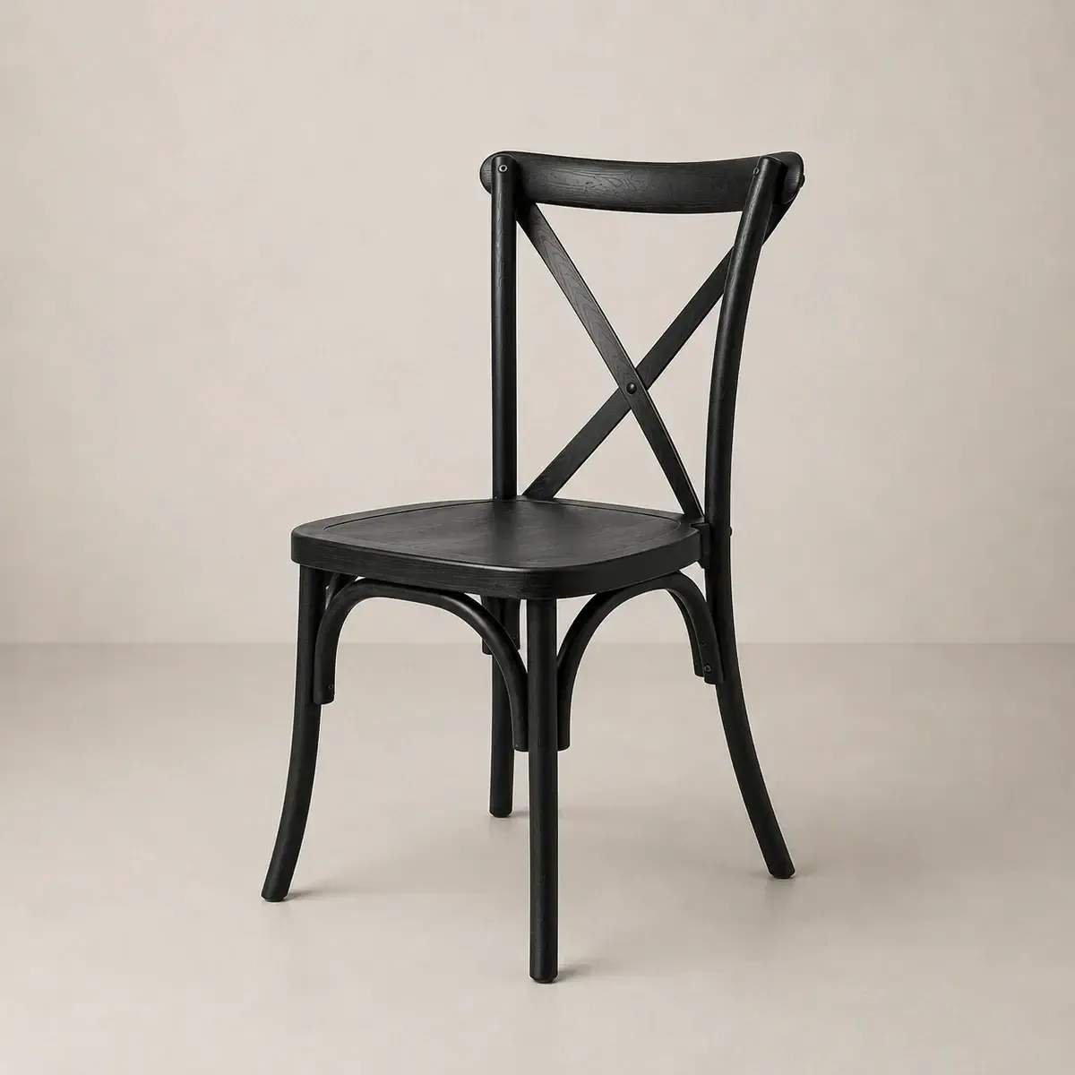 Black Crossback Chair