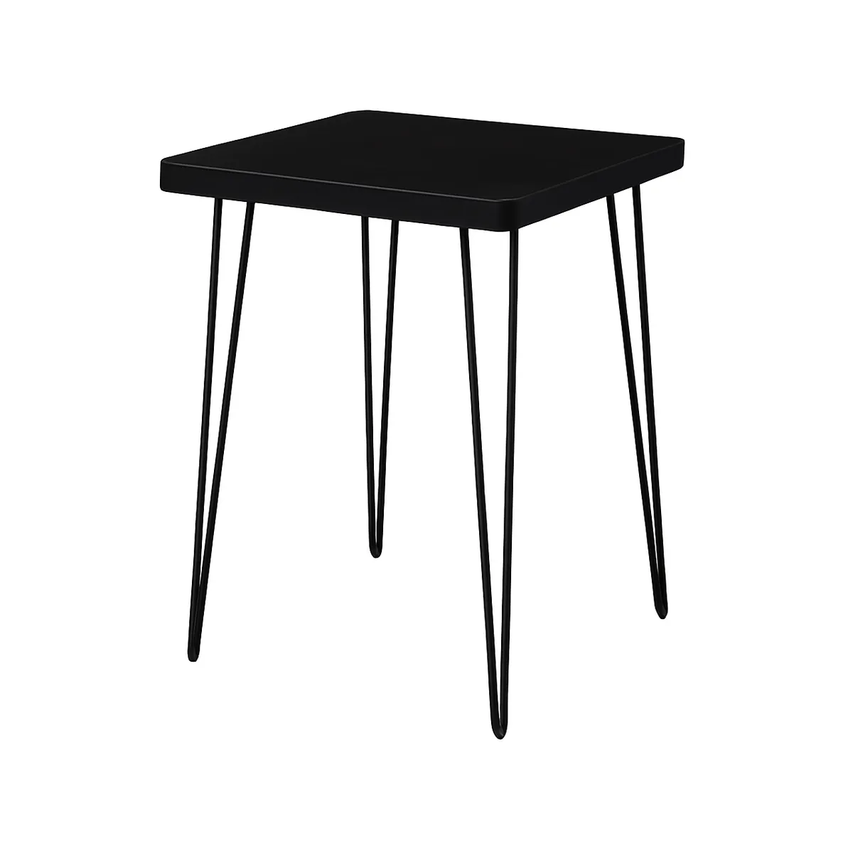 Hairpin Bar Table Square Black