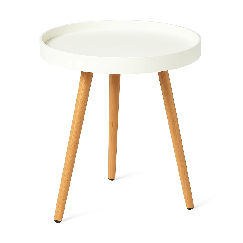 Side Table Round White