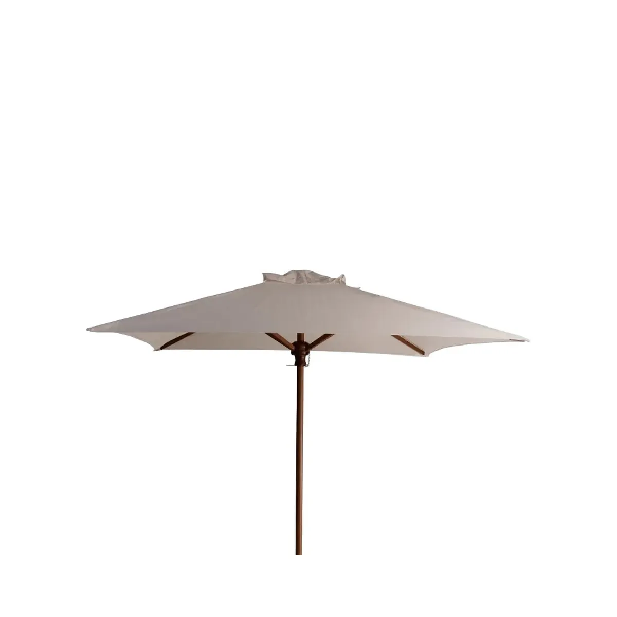 White Market Timber Umbrella