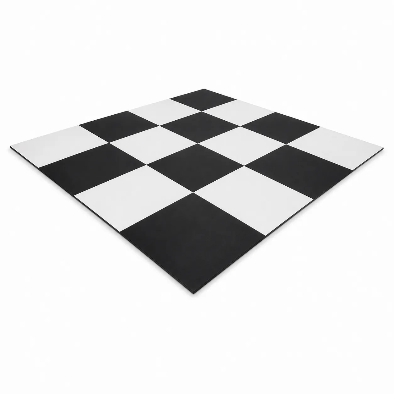 Black and White Checkered Outdoor Dancefloor
