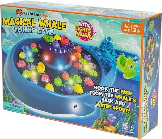 Fat Brain Toys Whale Fishing Game