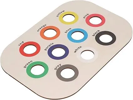 Wooden Color Sorter Board for Sensory Table