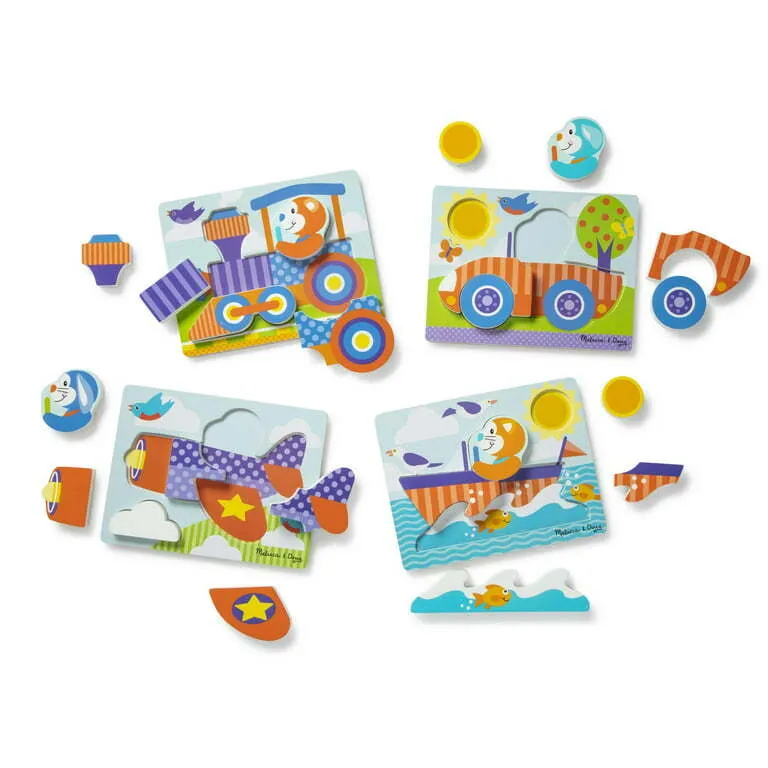 Melissa & Doug First Play Vehicles Jigsaw Puzzle Set