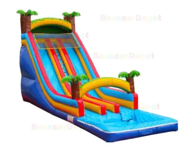 21 foot duel lane waterslide  wet/dry
