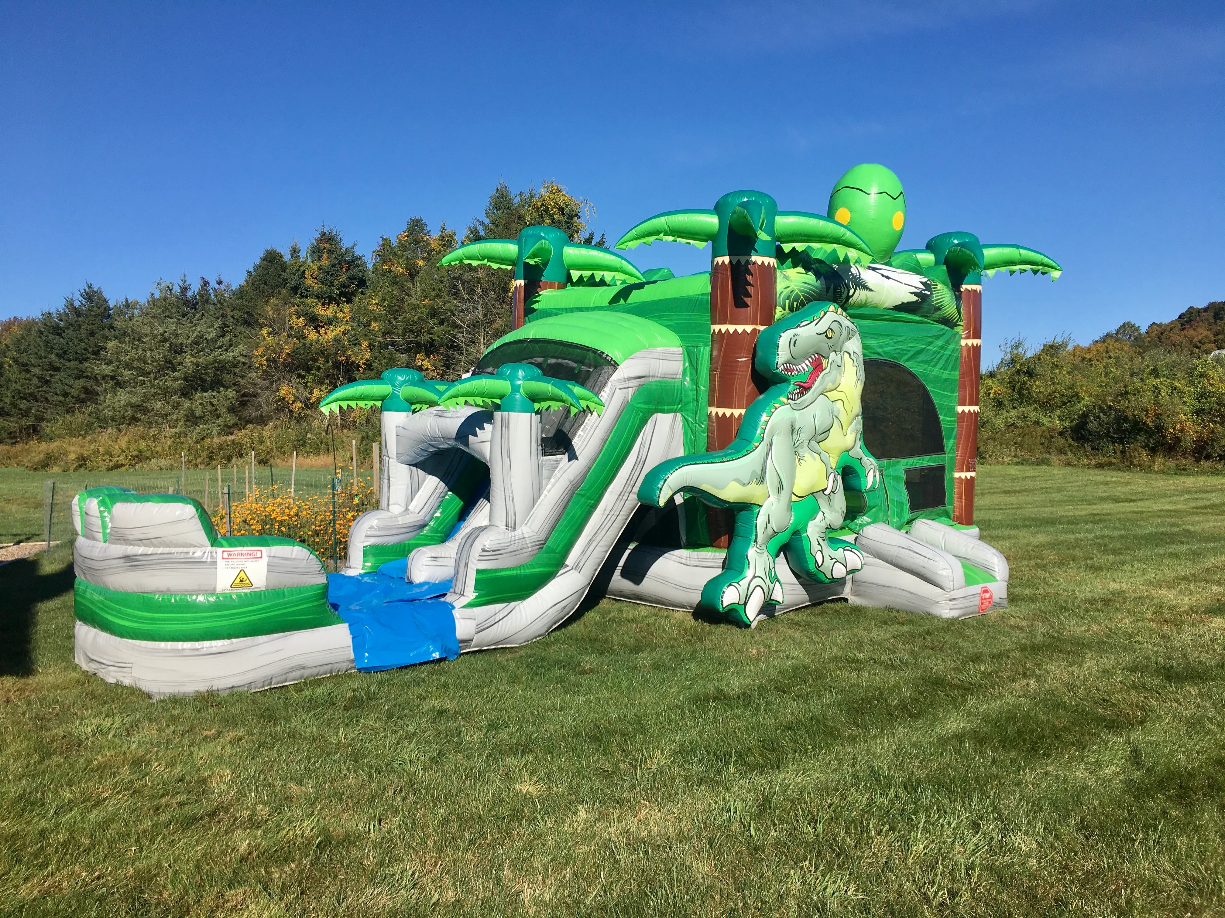 Bounce house combo t-Rex 