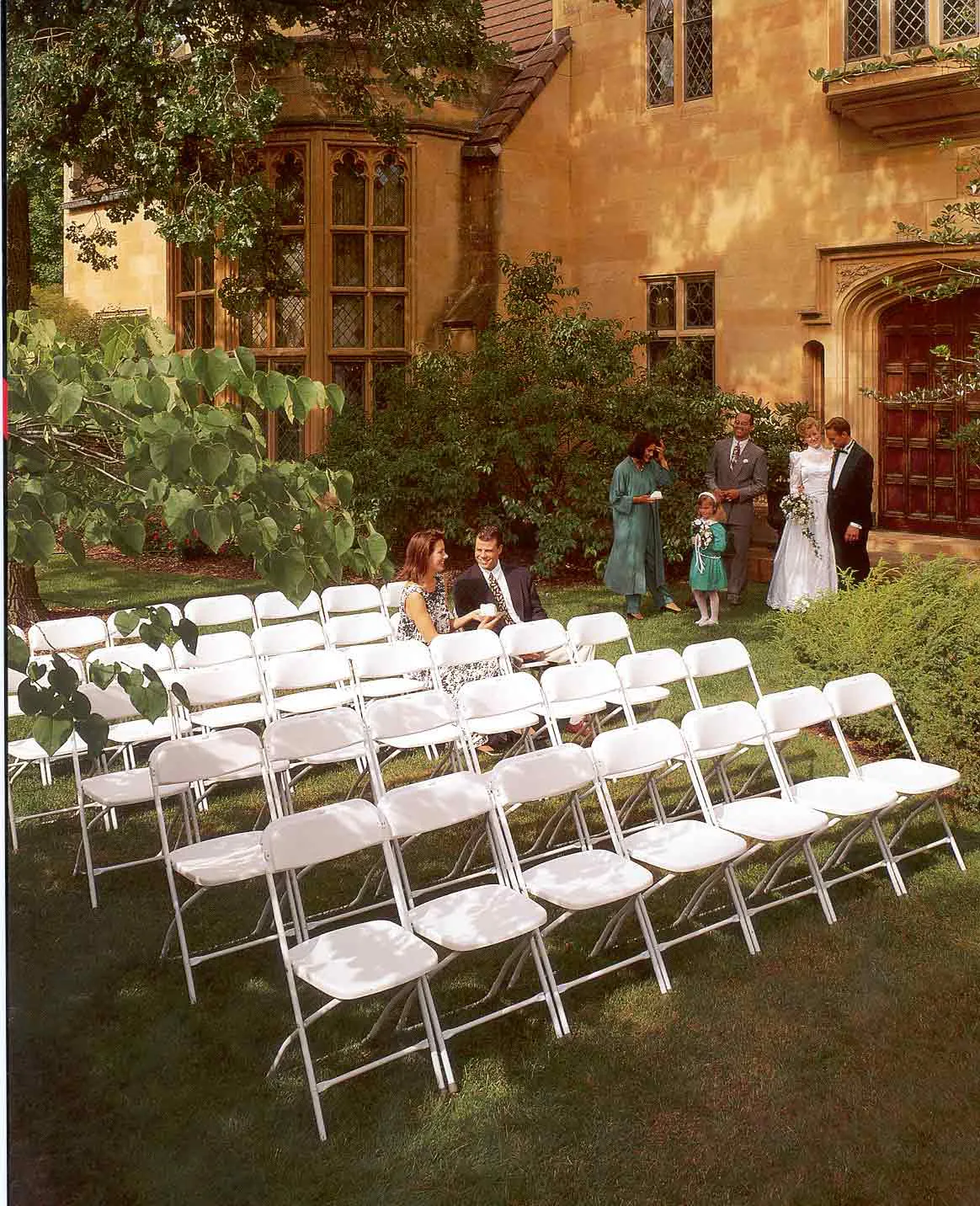 White chairs 