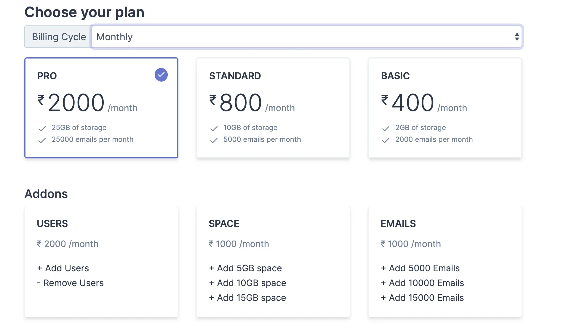 Upgrades and add ons