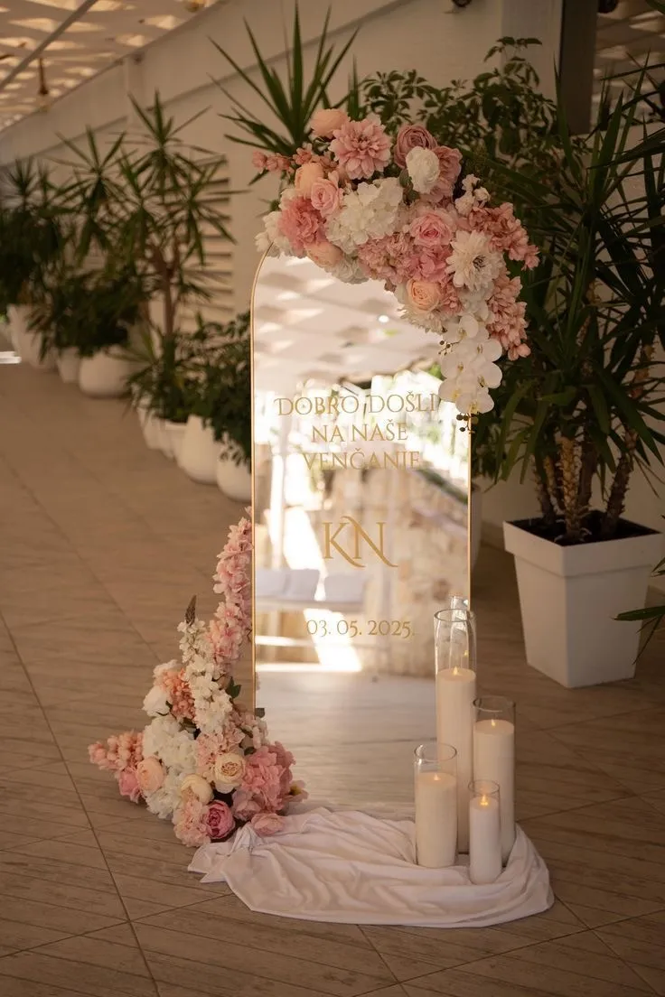 Willkommensschild & Sitzplan