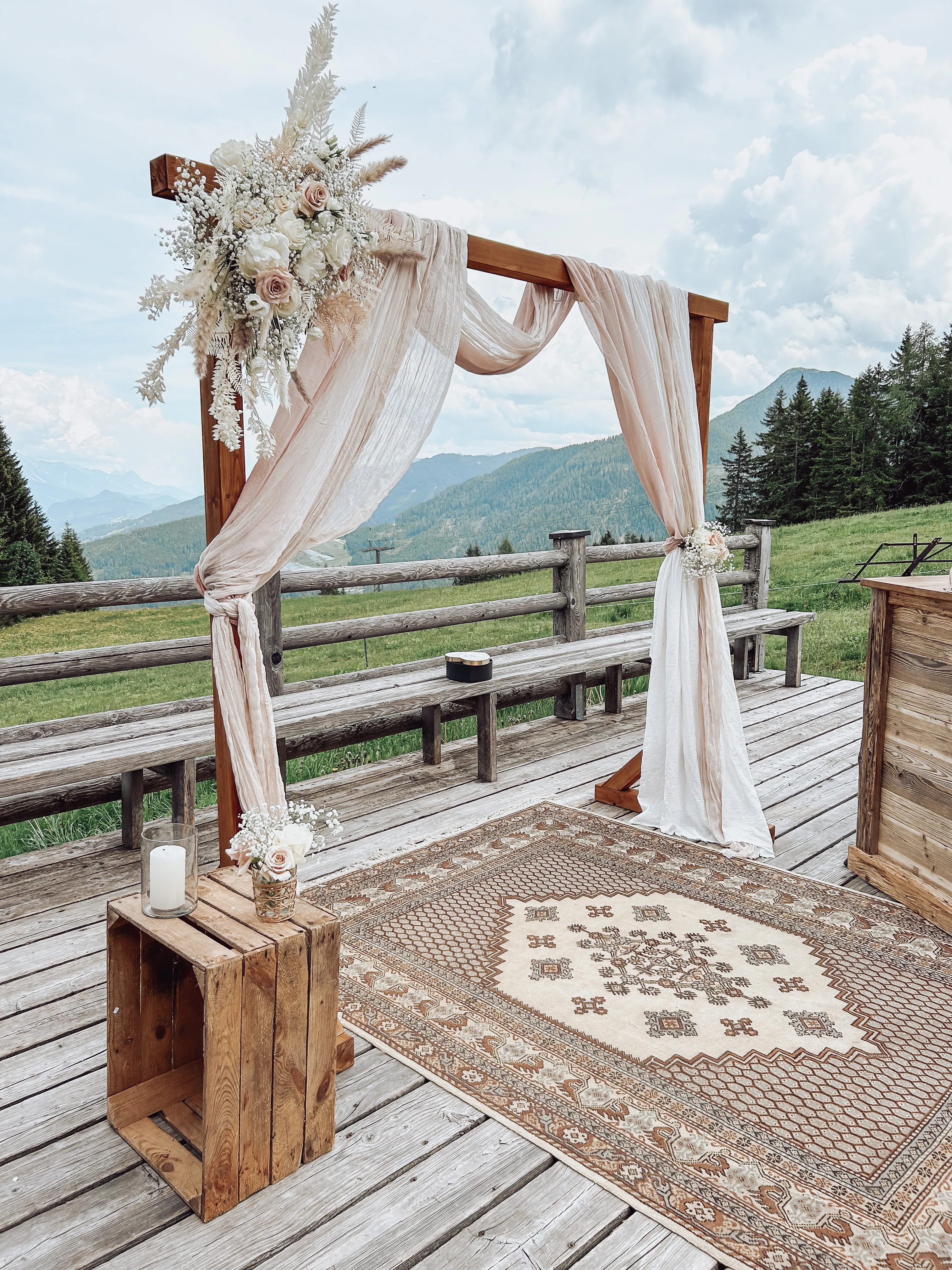 Traubogen quadratisch (ohne Deko)