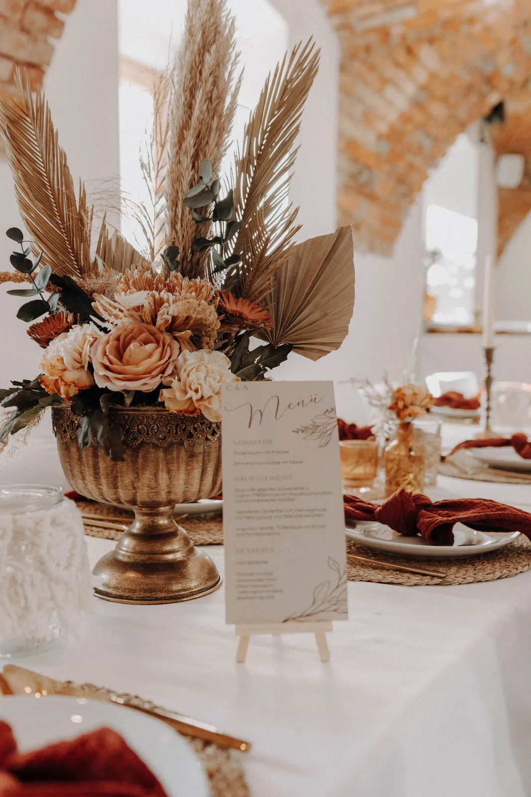 Blumenschale gold antik