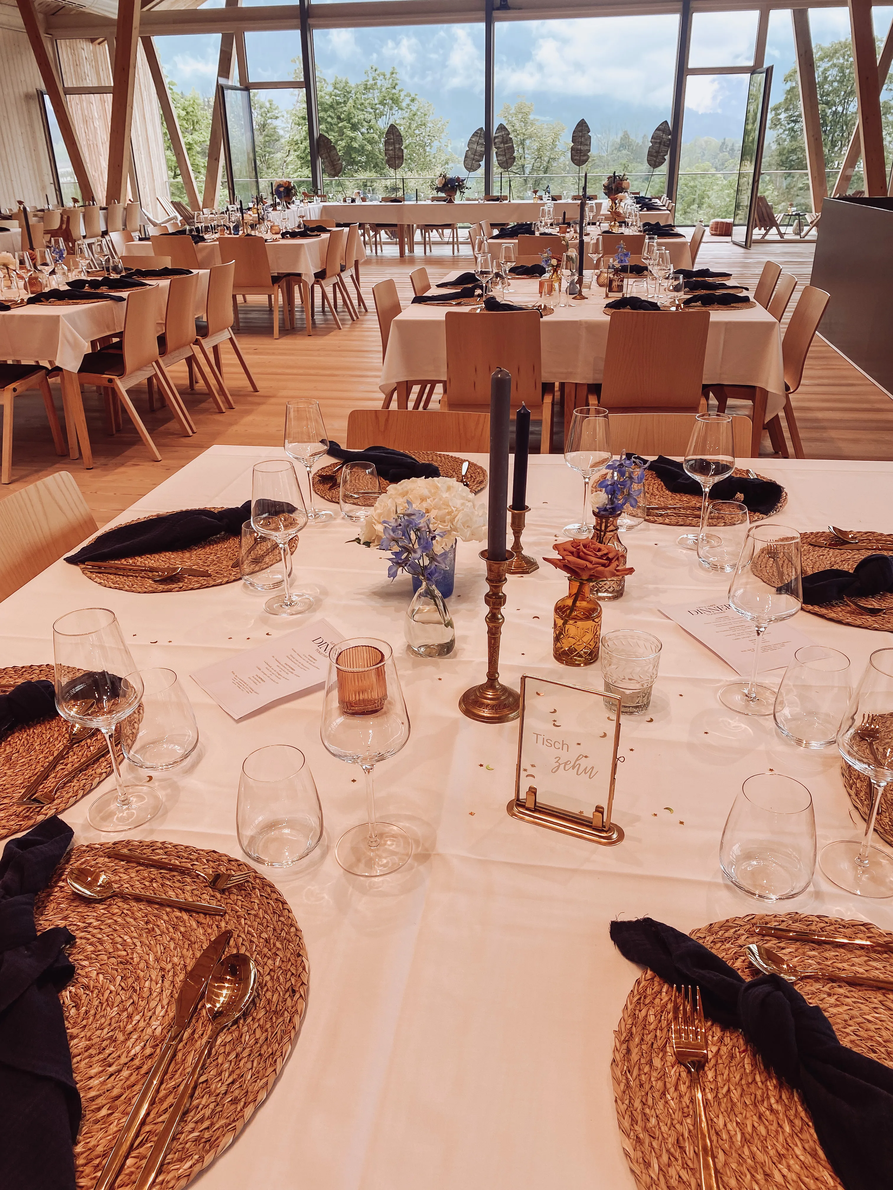 Stoffservietten dunkelblau