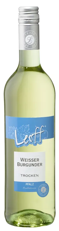 Leoff Weißer Burgunder Qba Qualitätswein – 0,75 L – 12,50% Vol.