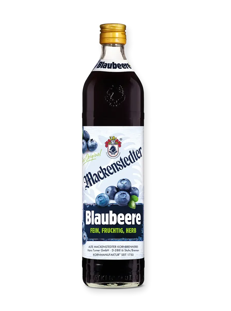 Mackenstedter Blaubeere Likör 15% Vol. 0,7l