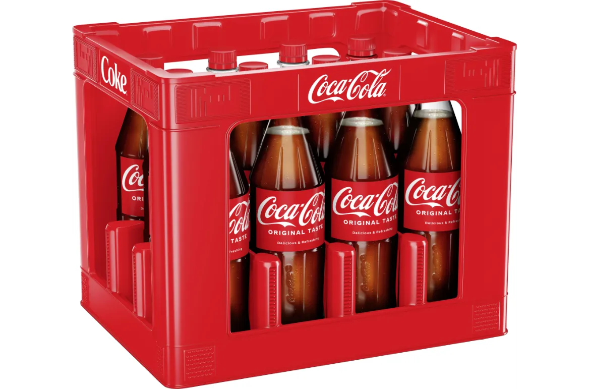 Kiste Coca Cola  Restposten haltbar 03.2026