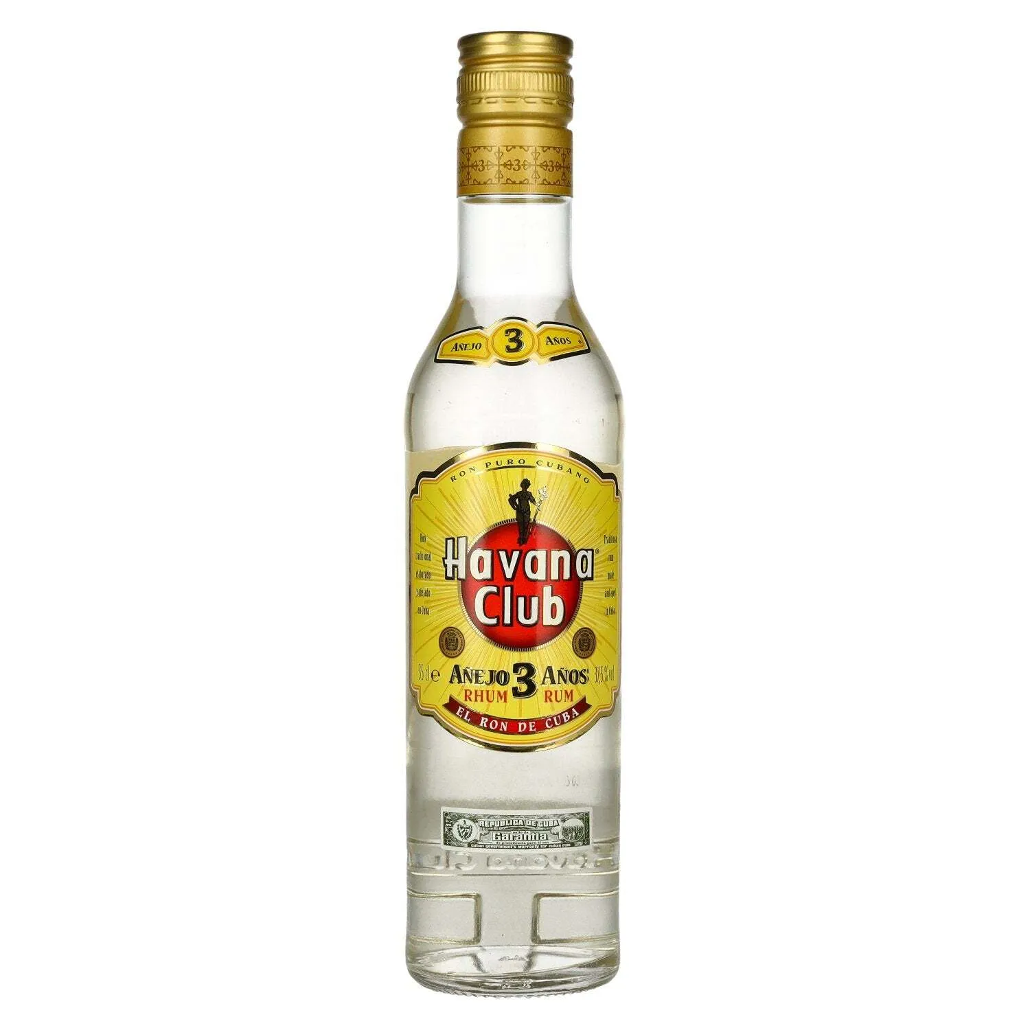 Havana Club 3 A¤os – 0,7 L – 37,5% Vol.