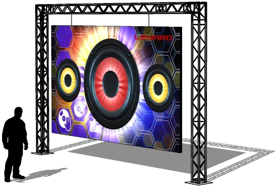 LED Wand 3x2m ( Public Viewing)
