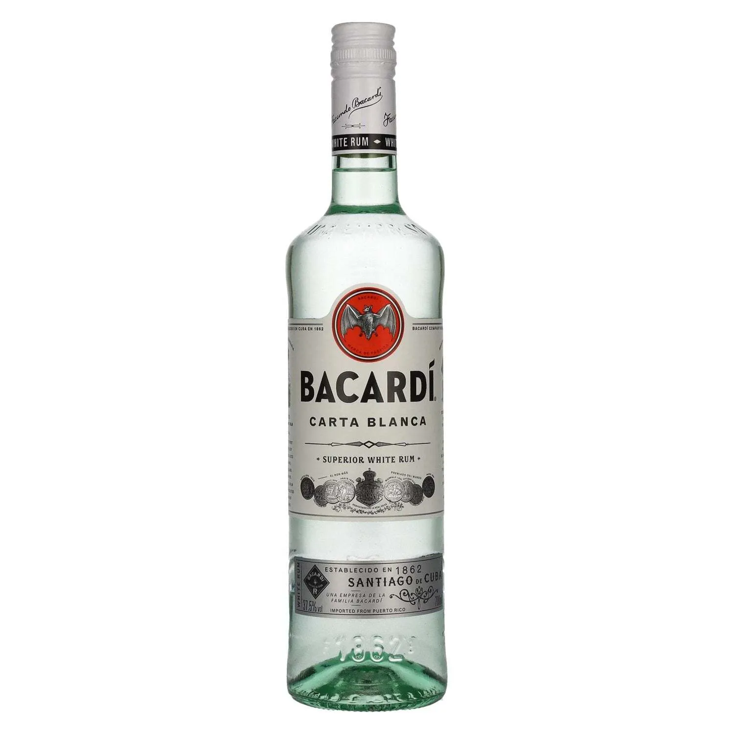 Bacardi Carta Blanca – 0,7 L – 37,5% Vol.
