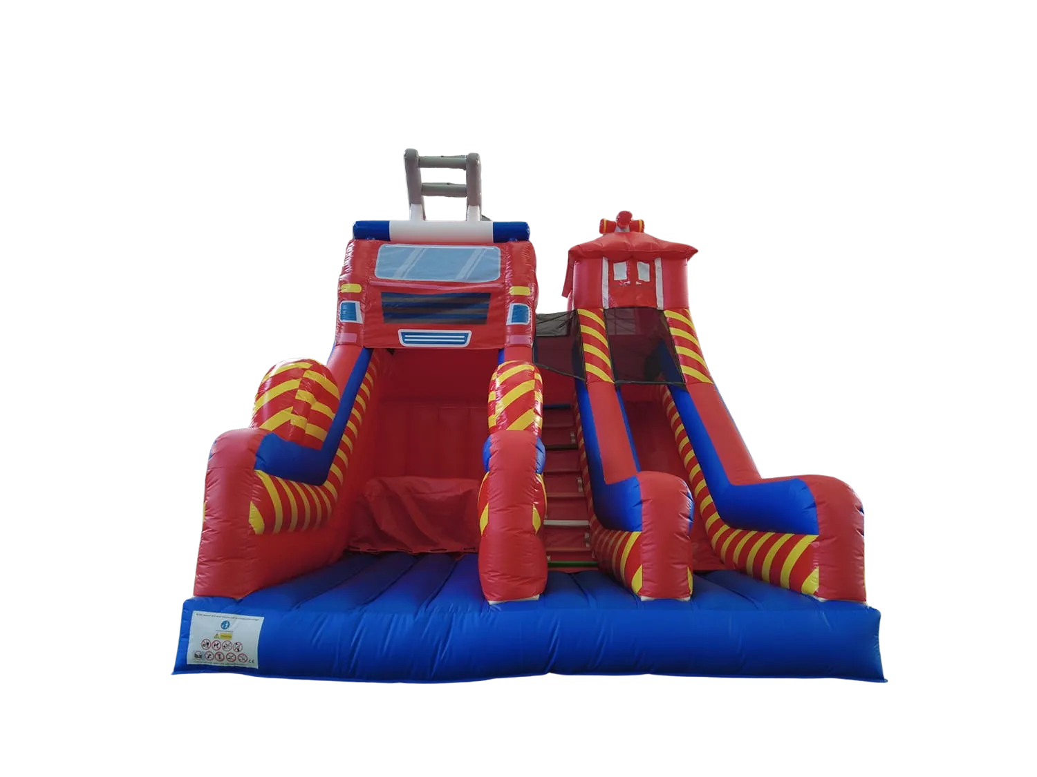 Feuerwehr mit Sprungturm Hüpfburg