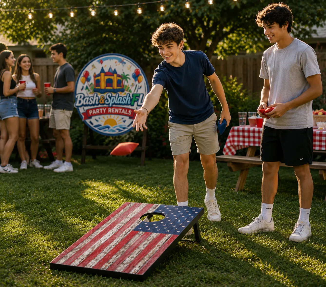 Classic Cornhole Set Rental