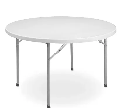 White Circle Table