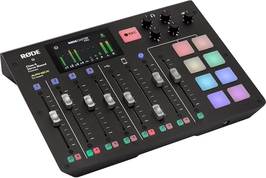 Mobile Podcast Studio - Rodecaster Pro II