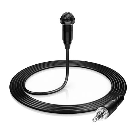 H&A HA-OM-L Professional-Grade Wearable Omni-Directional Miniature Lavalier Microphone w/3.5mm TRS Locking Connector