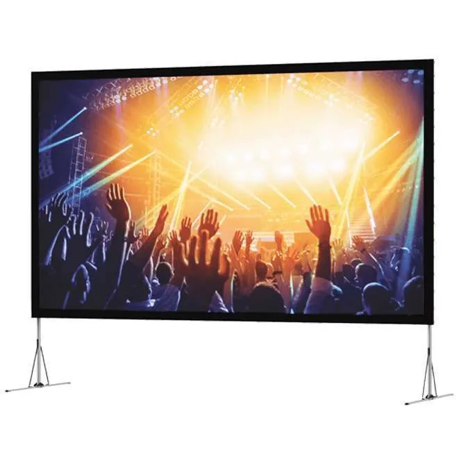 ECRAN SUR PIED 305 x 175 16:9 & FLIGHT CASE