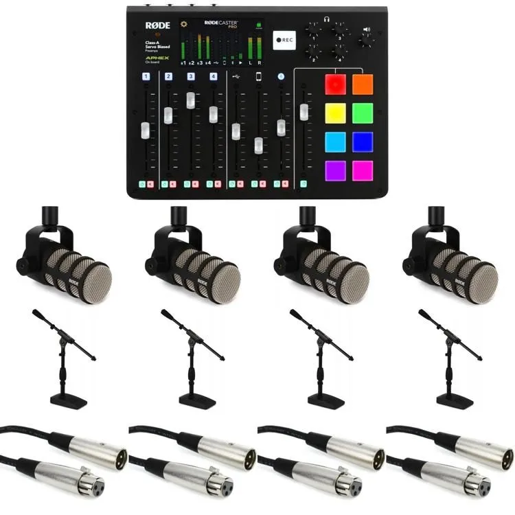 Bundle RODECASTER PRO 2 Workstation