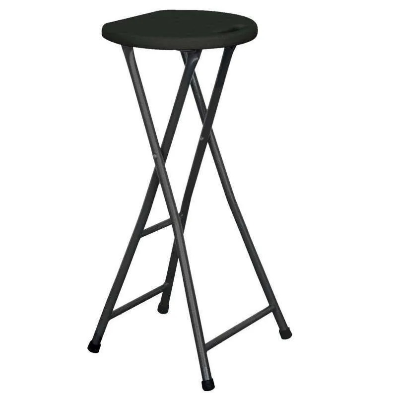 Mobilier tabouret haut noir