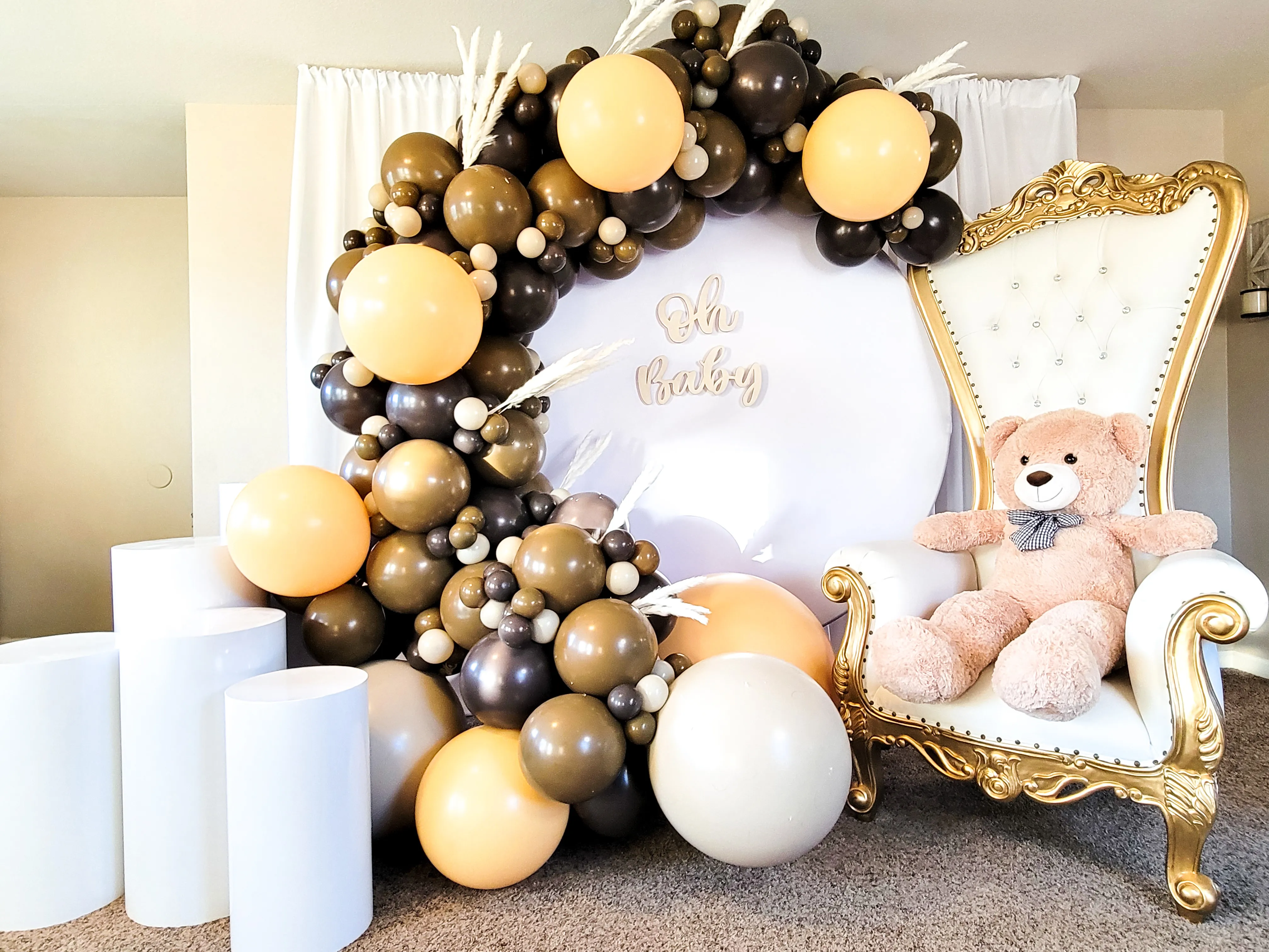 "I Can Bearly Wait" Baby Shower Setup