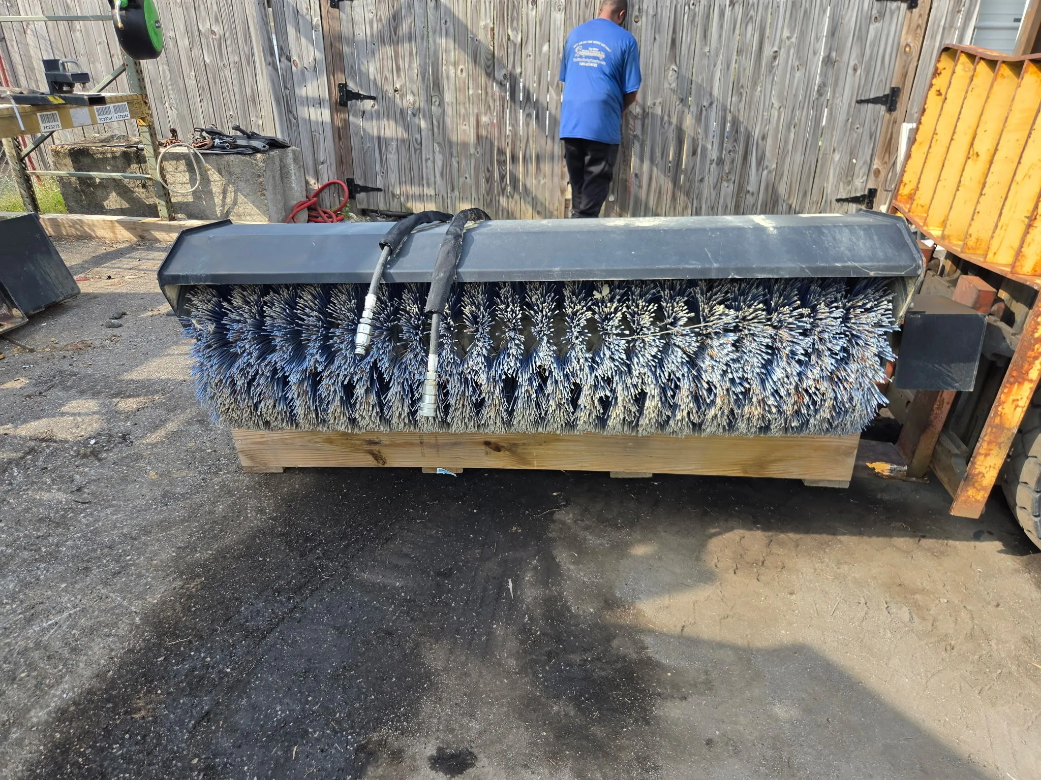 Skid Steer Broom Attachment