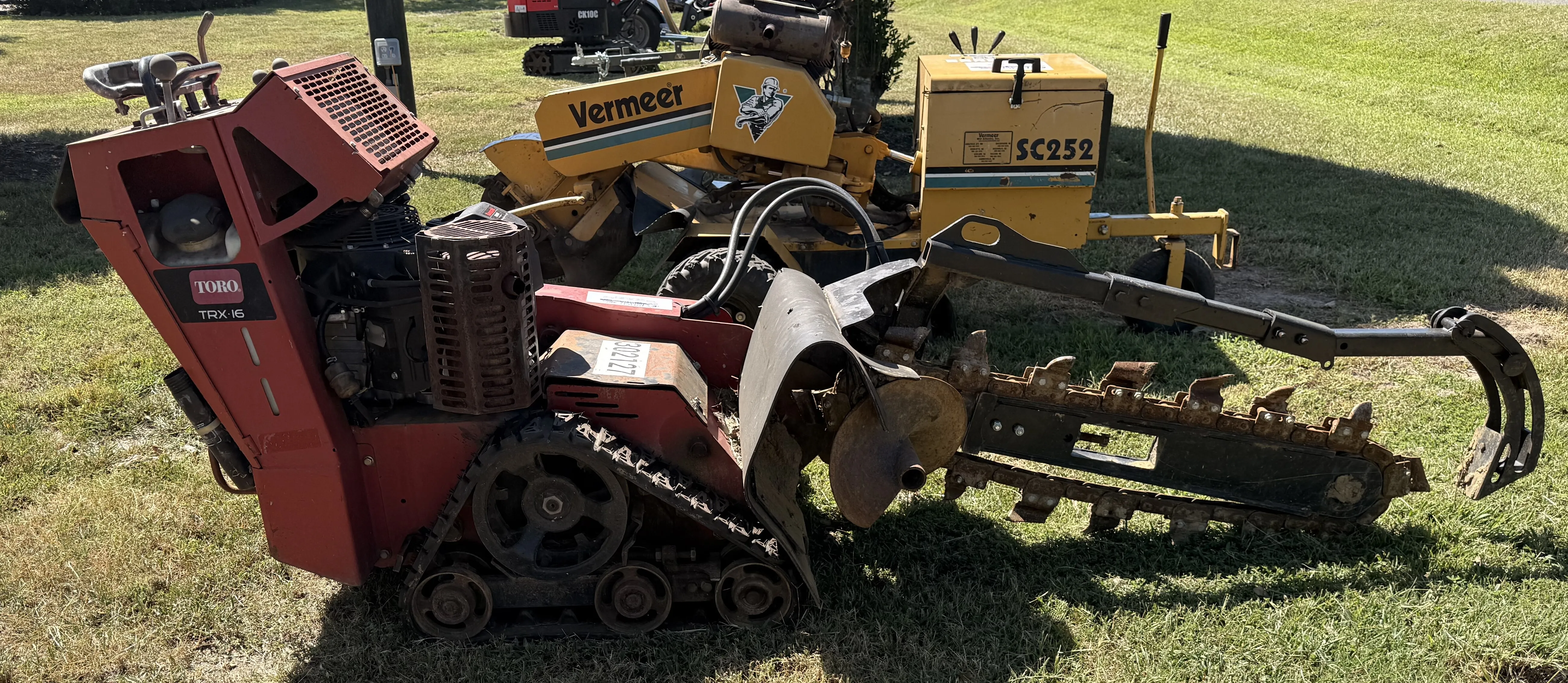 Toro Track Trencher