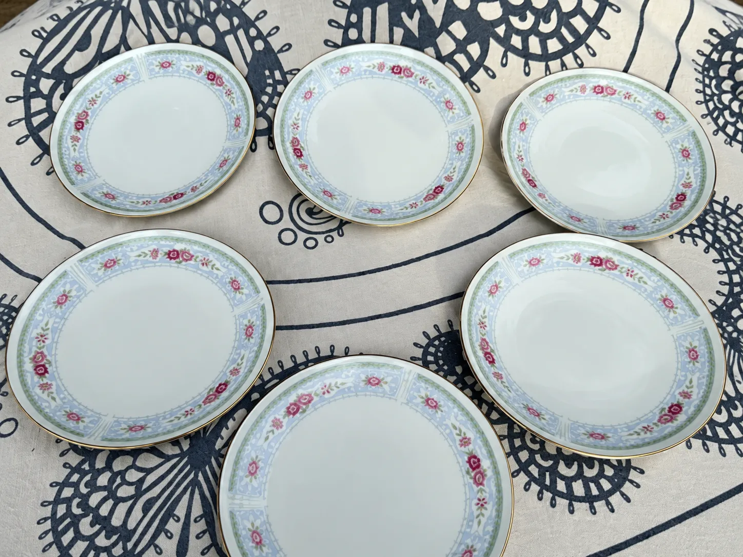 Nanchang Flower Song Floral Dessert Plate