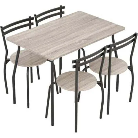 Table de séjour Slano et 4 chaises