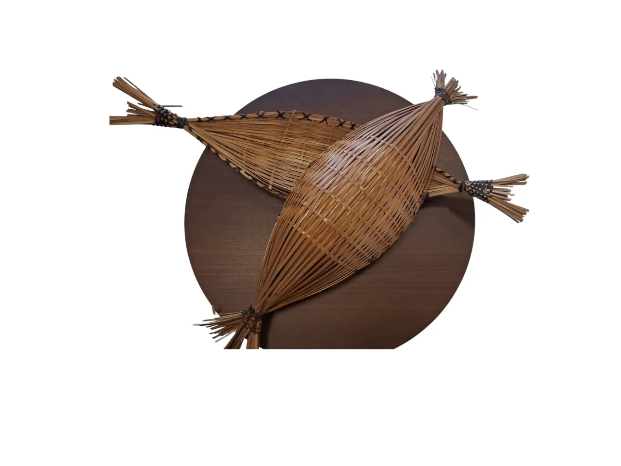Panier en bambou - Lot de 2